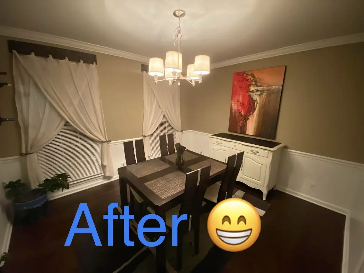 Professional dining room restoration after water damage in Eudora